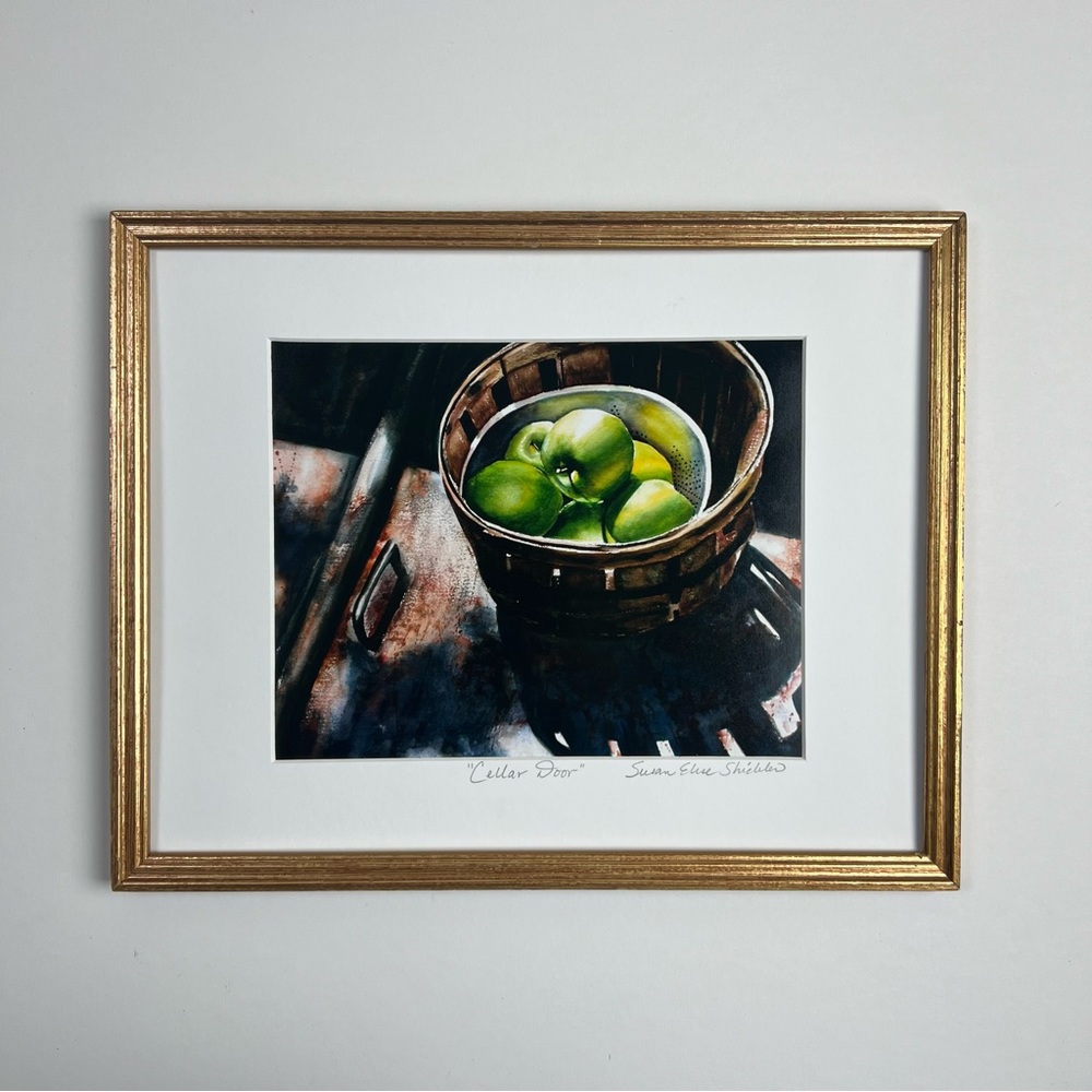 - New Watercolor Matted 8x10 Print “Cellar Door”-signed by the artist